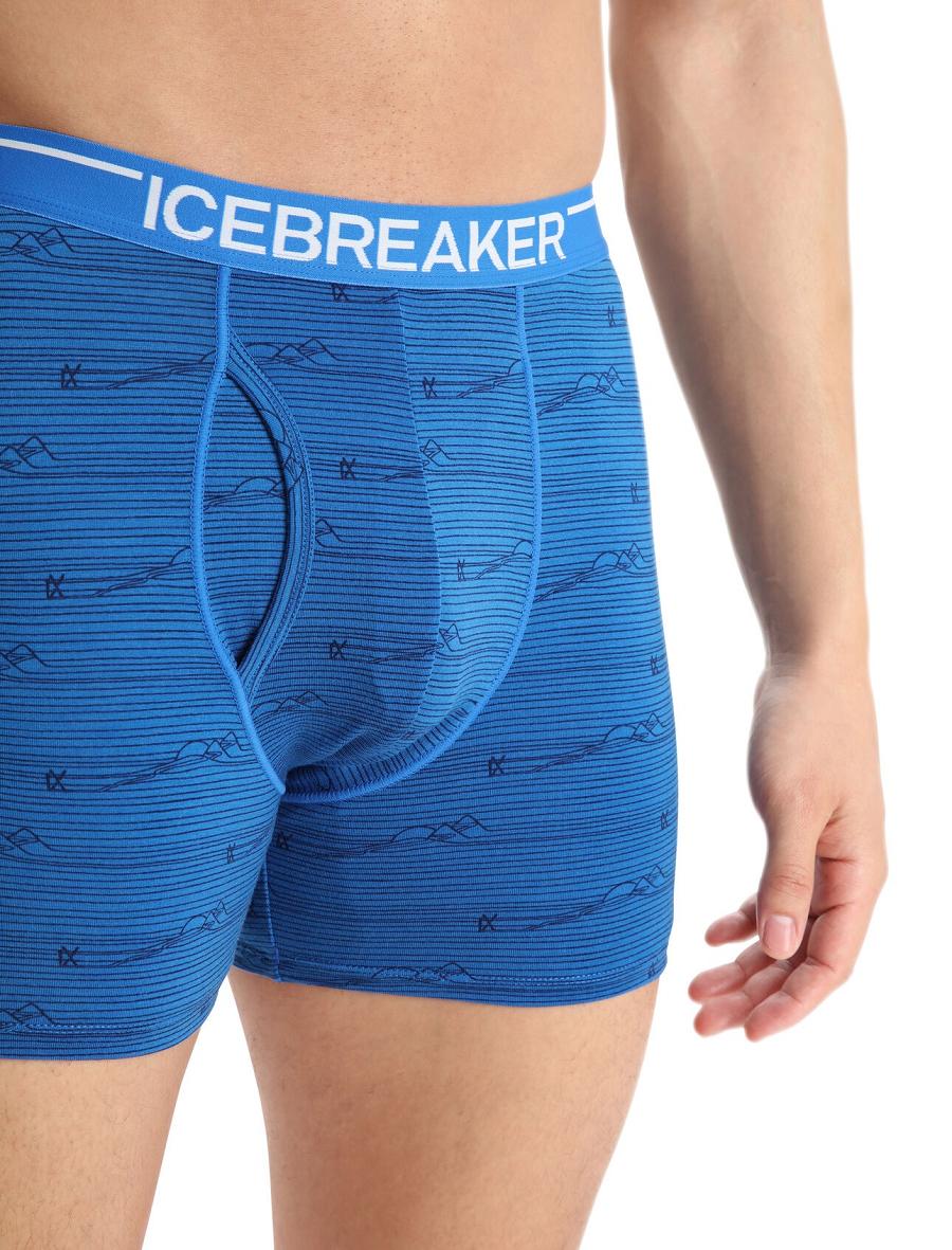 Icebreaker Merino Anatomica Boxers With Fly Miesten Alusvaatteet Laivastonsininen | FI 1304SGLO